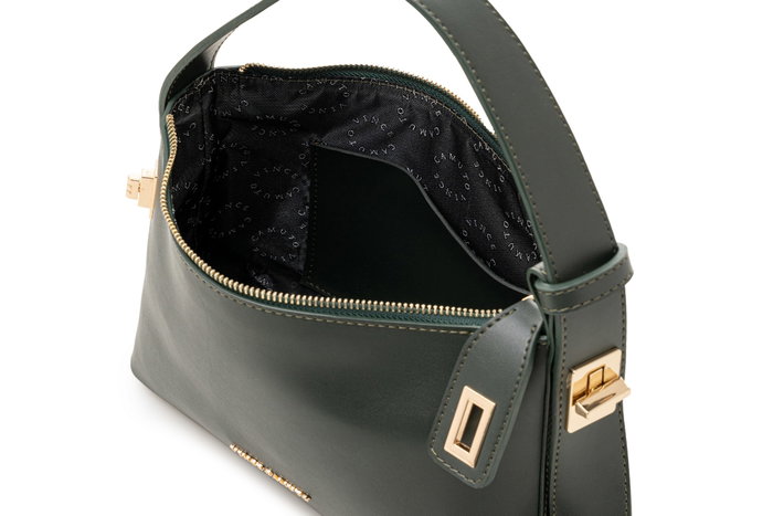Vince Camuto Bolso Verde Oscuro, Polipiel, 24x10x16 cm